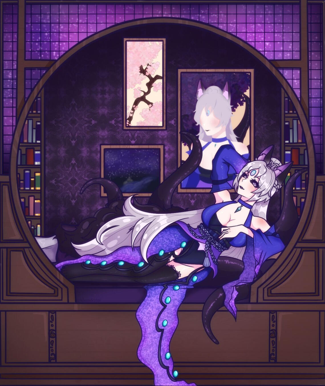 Lady Aya Art by alxandcrim